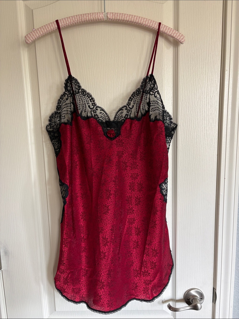 Vintage Christian Dior slip dress with lace detail